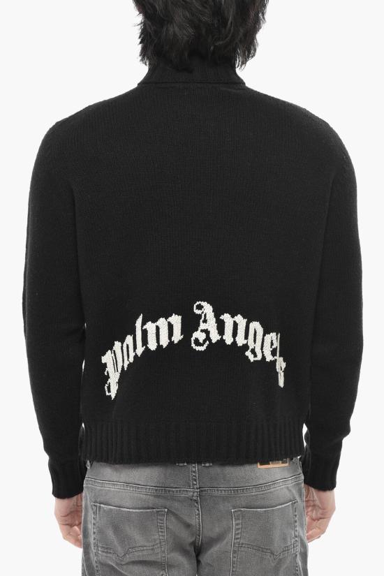  팜앤젤스 터틀넥 PMHF009C99KNI0011001 Black - PALM ANGELS