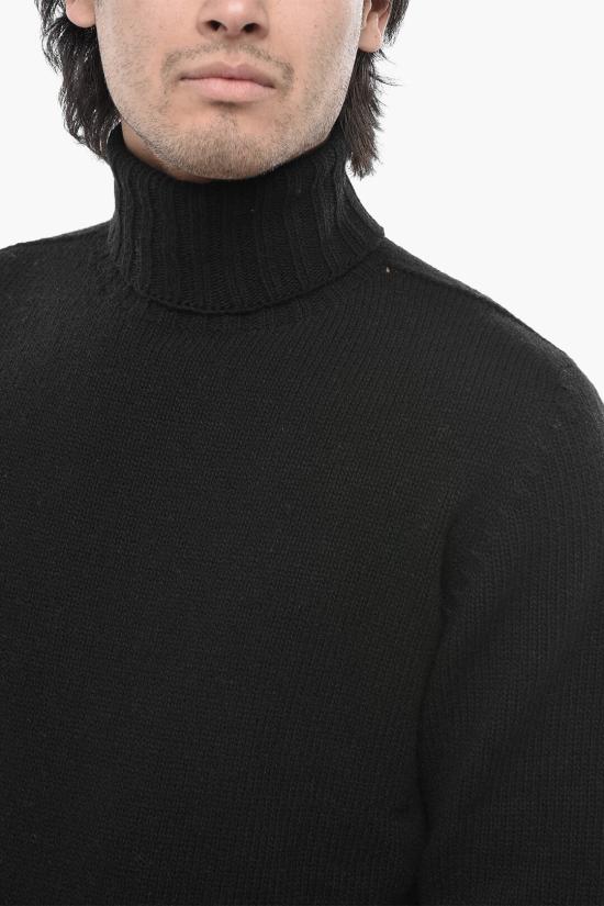  팜앤젤스 터틀넥 PMHF009C99KNI0011001 Black - PALM ANGELS