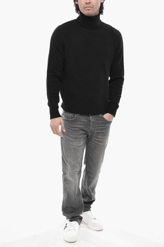  팜앤젤스 터틀넥 PMHF009C99KNI0011001 Black - PALM ANGELS