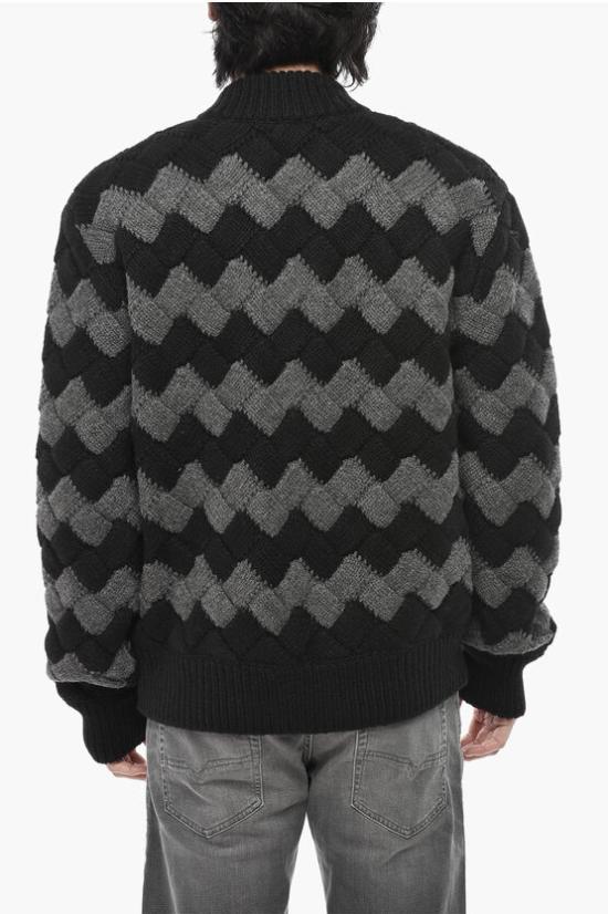  팜앤젤스 스웨터 PMHQ006R24KNI0011007 Nero Grigio - PALM ANGELS