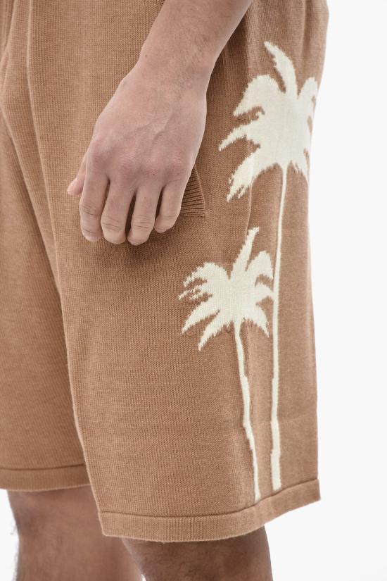  팜앤젤스 숏팬츠 PMHM012S25KNI0026103 Brown - PALM ANGELS