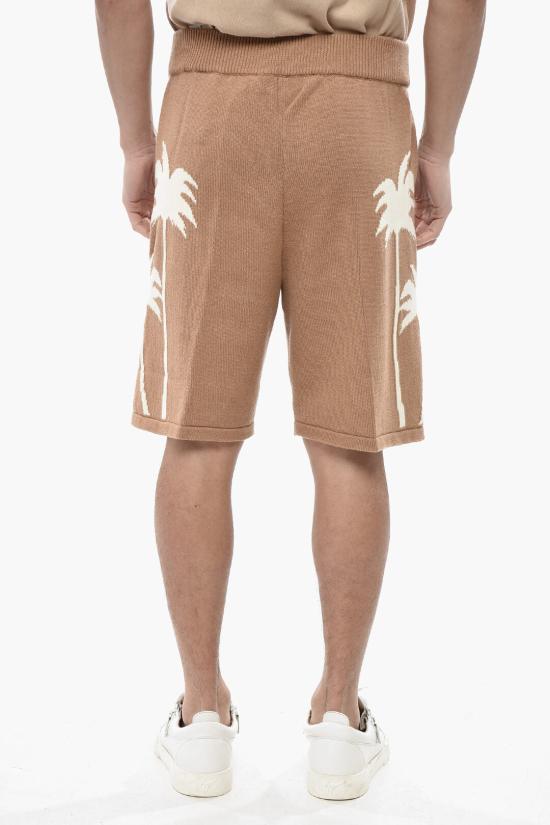  팜앤젤스 숏팬츠 PMHM012S25KNI0026103 Brown - PALM ANGELS