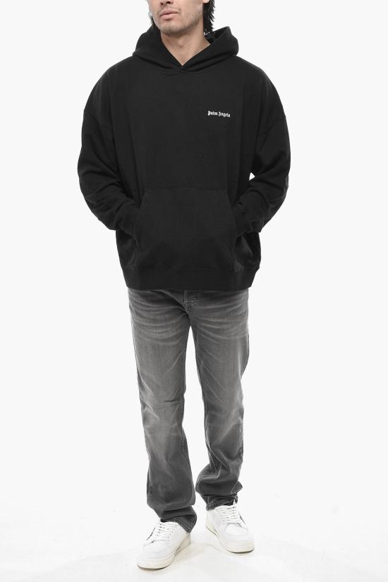  팜앤젤스 후드 티셔츠 PMBB153C99FLE0021003 Black - PALM ANGELS