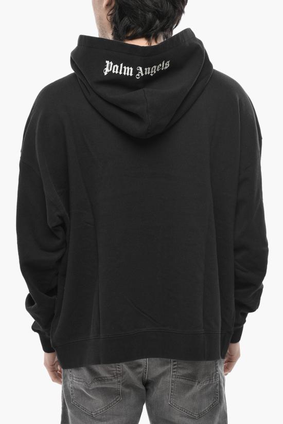  팜앤젤스 후드 티셔츠 PMBB153C99FLE0021003 Black - PALM ANGELS