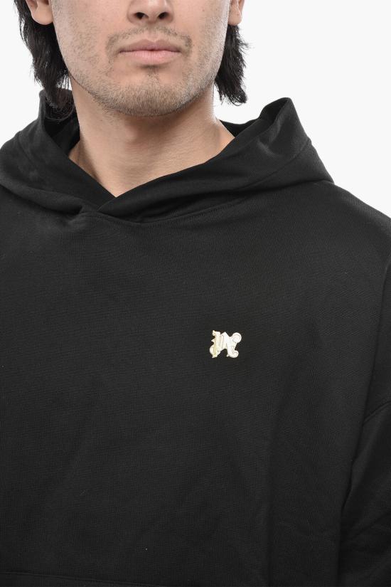  팜앤젤스 후드 티셔츠 PMBB117R24FLE0061076 Black - PALM ANGELS