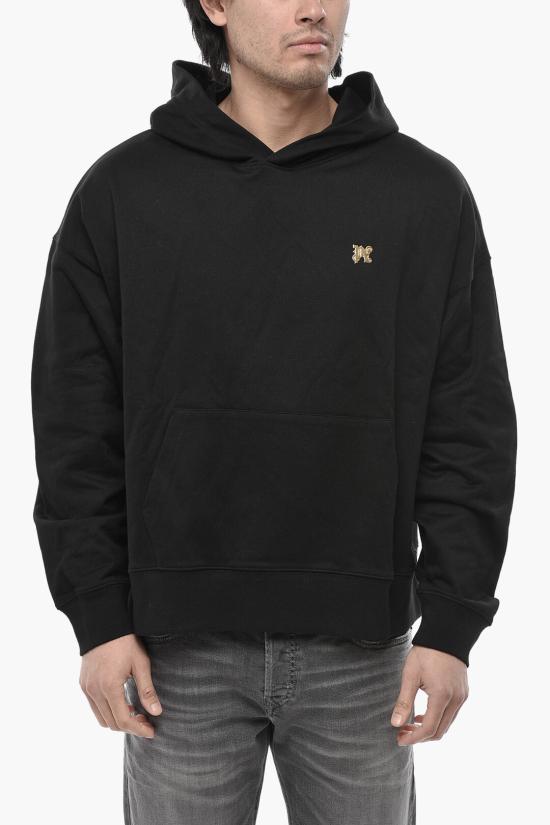  팜앤젤스 후드 티셔츠 PMBB117R24FLE0061076 Black