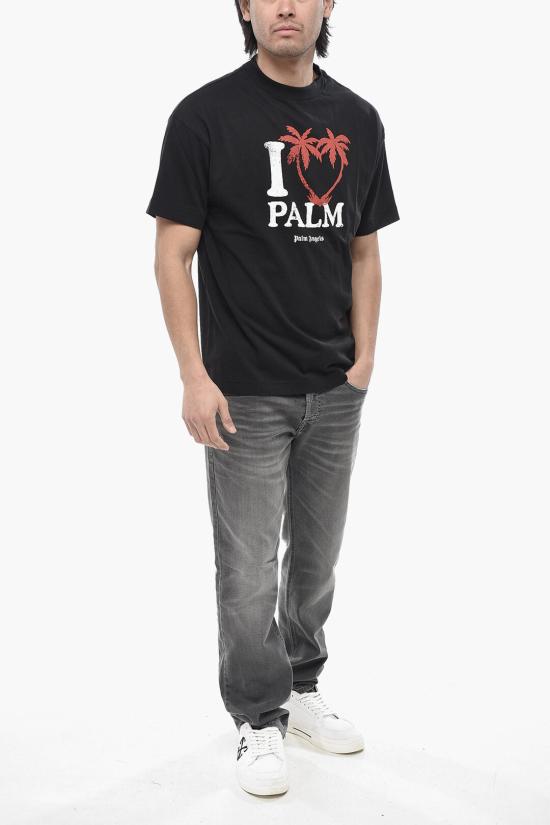  팜앤젤스 반팔 티셔츠 PMAA001T24JER01K1025 Black - PALM ANGELS