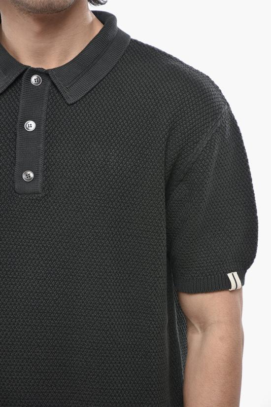  팜앤젤스 폴로 티셔츠 PMHV005S24KNI0011010 Gray - PALM ANGELS