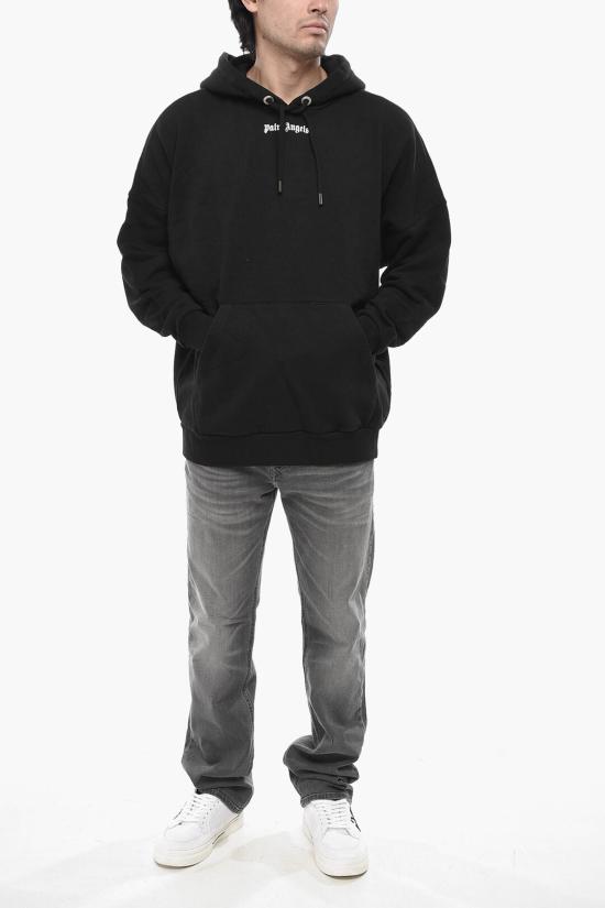  팜앤젤스 후드 티셔츠 PMBB036C99FLE0011001 Black - PALM ANGELS