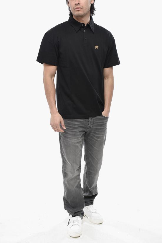  팜앤젤스 폴로 티셔츠 PMGB017R24FAB0011076 Black - PALM ANGELS