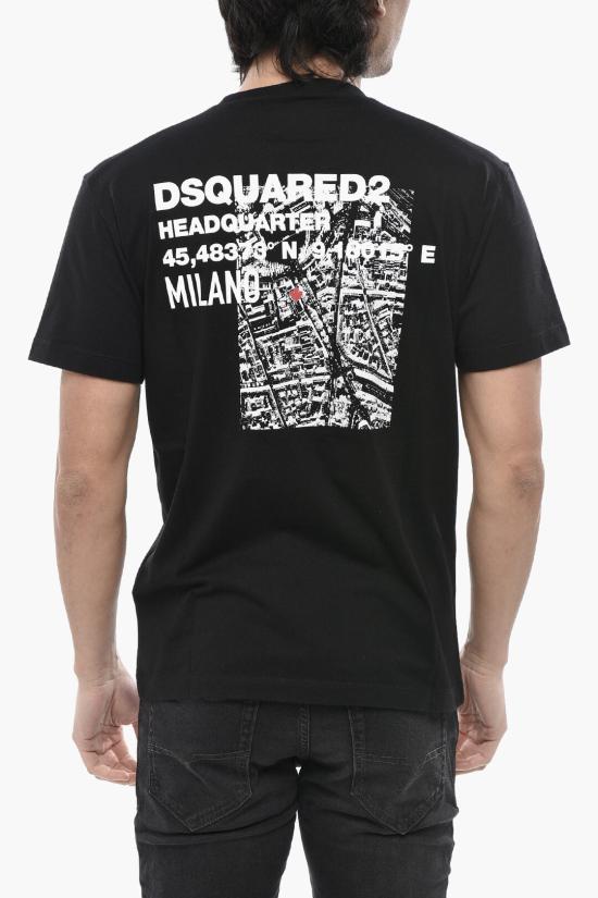  디스퀘어드2 반팔 티셔츠 S74GD1338 D20020 900 Black - DSQUARED2