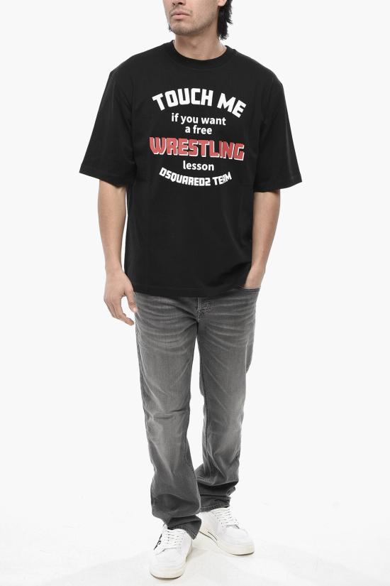  디스퀘어드2 반팔 티셔츠 S71GD1539 D20020 900 Black - DSQUARED2