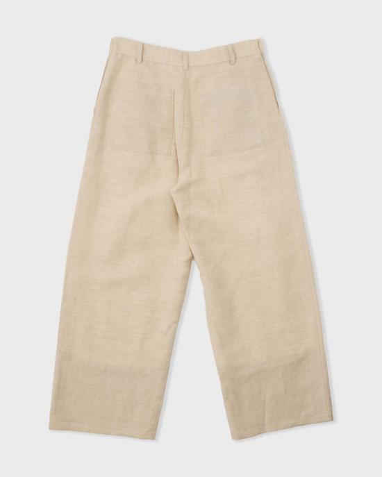  코울리 스튜디오 스트레이트 팬츠 콜리 스튜디오 영국산 린넨 울 소재 조지아 팬츠