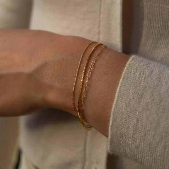  탯치 팔찌 Thatch Rosalie 트리플 스트랜드 브레이슬릿 - THATCH