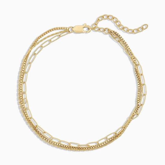  탯치 팔찌 Thatch Rosalie 트리플 스트랜드 브레이슬릿