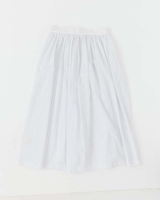  코울리 스튜디오 미디 스커트 콜리 스튜디오 일본산 유기농 면 패널 스커트 - CAWLEY STUDIO