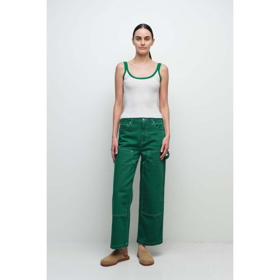  조나단 심카이 민소매 티셔츠 Jonathan Simkhai Rayne 니트 탱크탑 아이보리 멀티