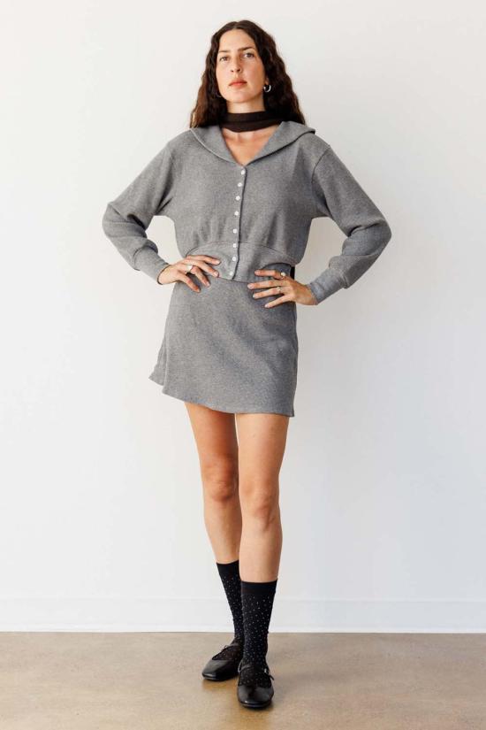  노블 가디건 와플 세일러 - NOBLE