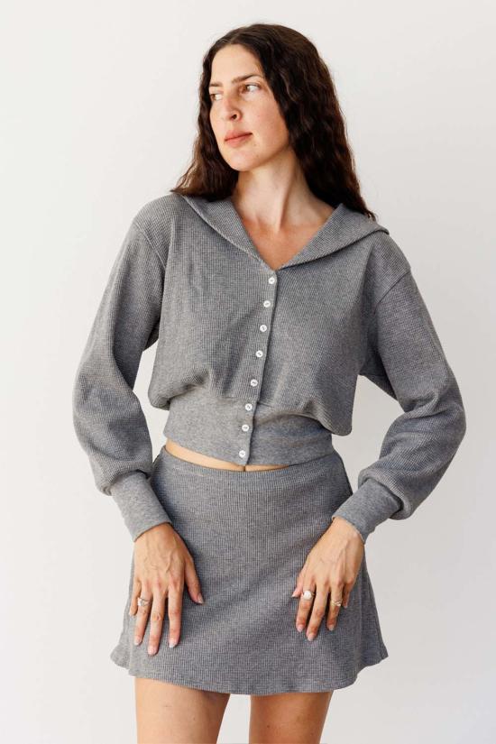  노블 가디건 와플 세일러 - NOBLE