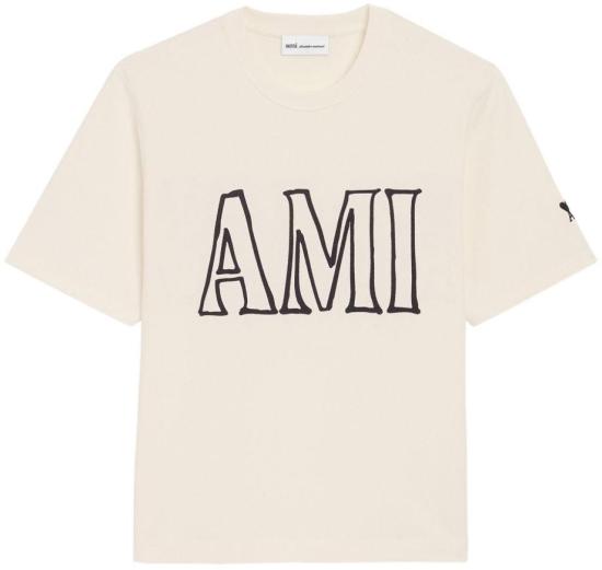 26SS 아미 반팔 티셔츠 UTS380726136 BEIGE