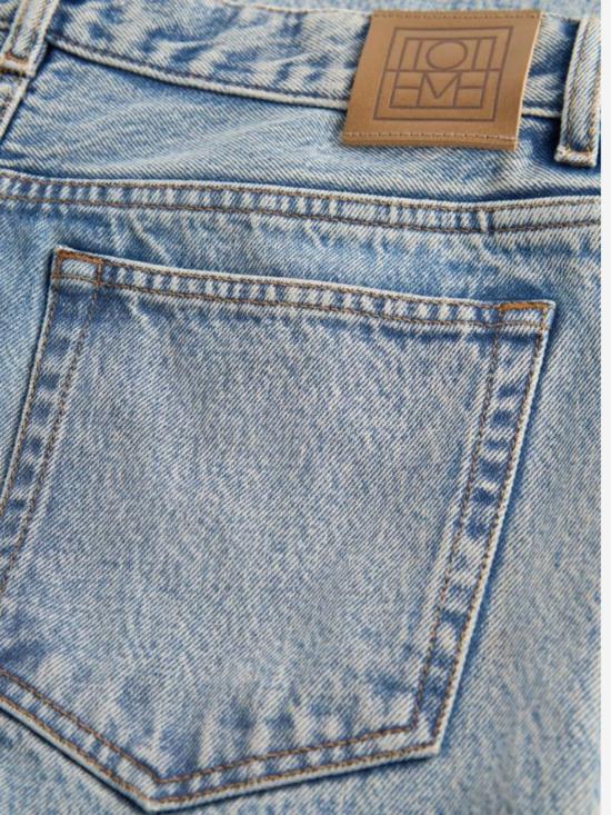  토템 데님 팬츠 Totême Kick Flare Denim True In Vintage Jeans - TOTEME