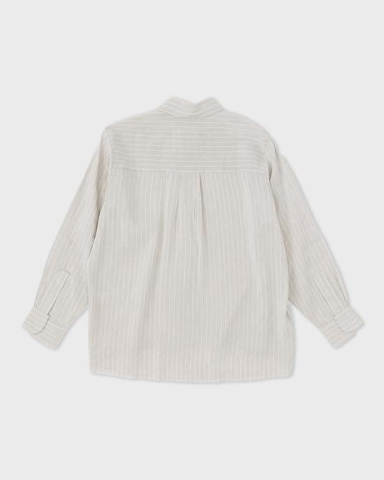  카미엘 포트젠스 긴팔 셔츠 Camiel Fortgens 빅 셔츠 벨크로 셔츠 - CAMIEL FORTGENS