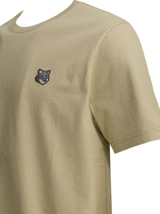 26SS 메종키츠네 폭스 헤드 컴포트 티셔츠 PM00108KJ70250450 Green - MAISON KITSUNE