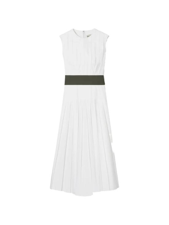 26SS 토리버치 미디 원피스 177632100 White