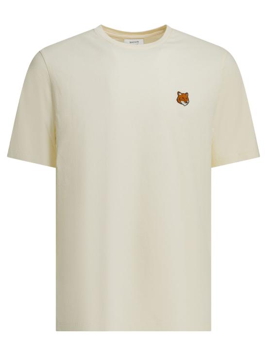 26SS 메종키츠네 폭스 헤드 레귤러 티셔츠 PM00107KJ70260063 Beige