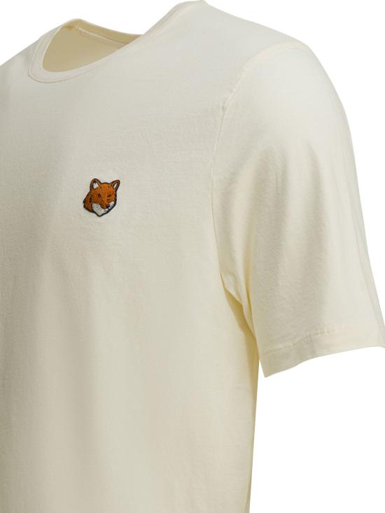26SS 메종키츠네 폭스 헤드 레귤러 티셔츠 PM00107KJ70260063 Beige - MAISON KITSUNE