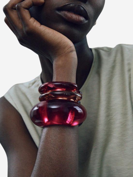  리지 포르투나토 팔찌 아크 커프 - LIZZIE FORTUNATO