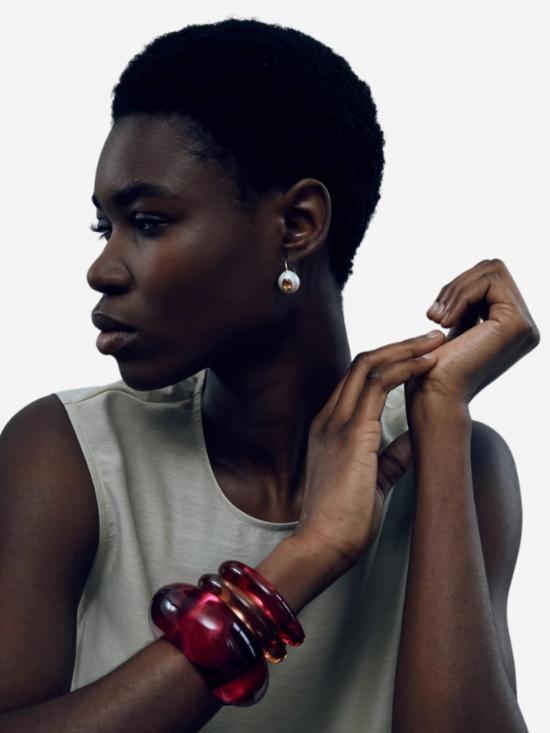  리지 포르투나토 팔찌 아크 커프 - LIZZIE FORTUNATO