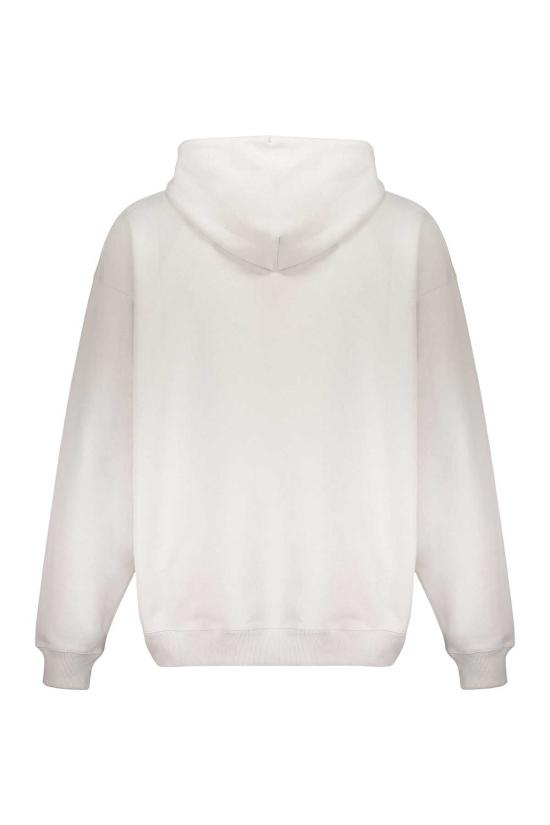  오프화이트 긴팔 티셔츠 버세라일 컴포트 캐주얼 후드티 화이트 - OFF WHITE