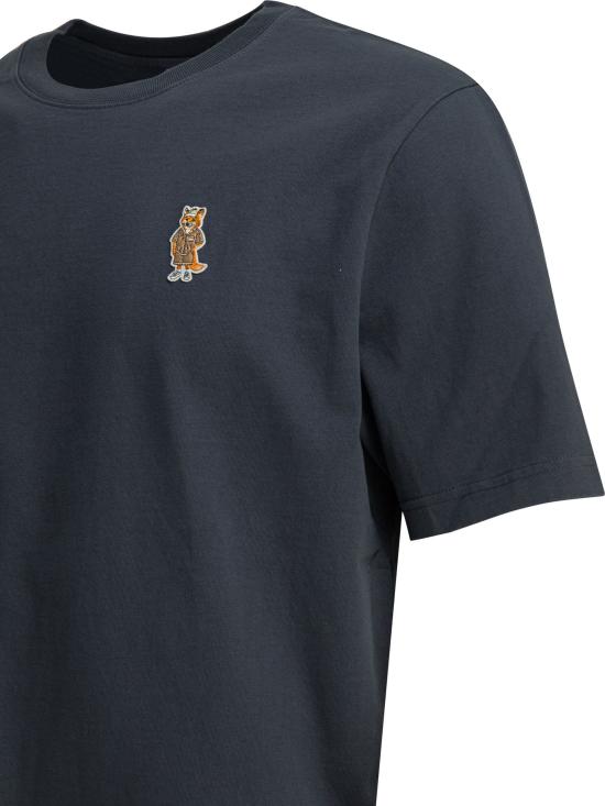 26SS 메종키츠네 드레스드 폭스 컴포트 티셔츠 QM00101KJ70250422 Blue - MAISON KITSUNE