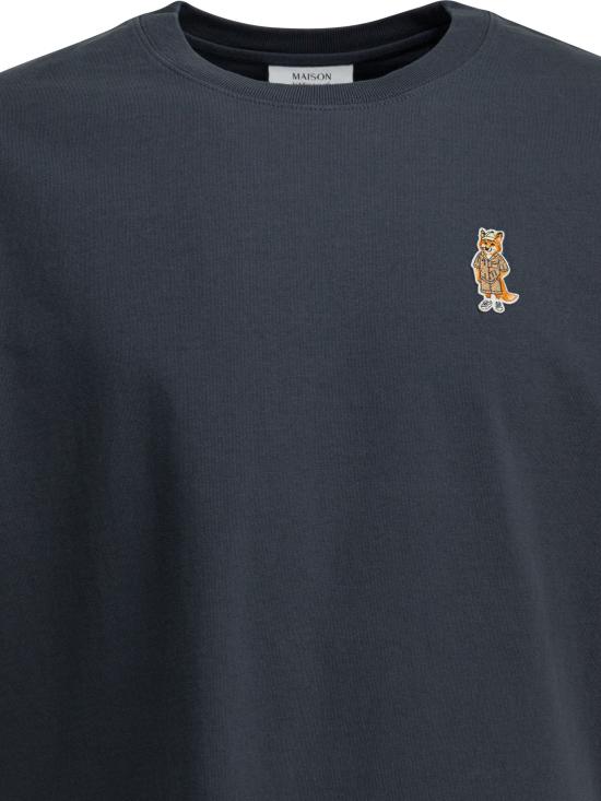26SS 메종키츠네 드레스드 폭스 컴포트 티셔츠 QM00101KJ70250422 Blue - MAISON KITSUNE