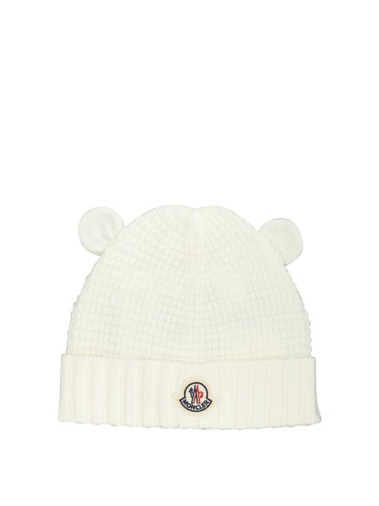 26SS [키즈] 몽클레어 모자 3B00005 M1131040 White