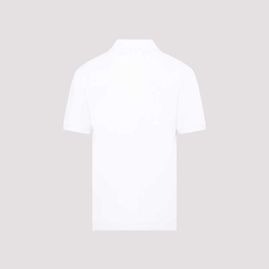  아미 폴로 티셔츠 Ami Alexandre Mattiussi De Coeur 폴로 셔츠 화이트 - AMI