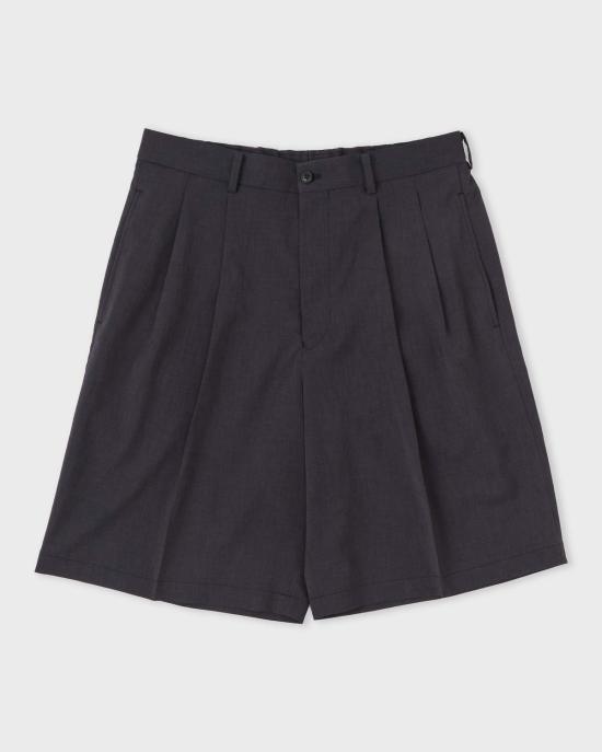  Yoko Sakamoto 숏팬츠 사카모토 요코 더블 플리츠 반바지