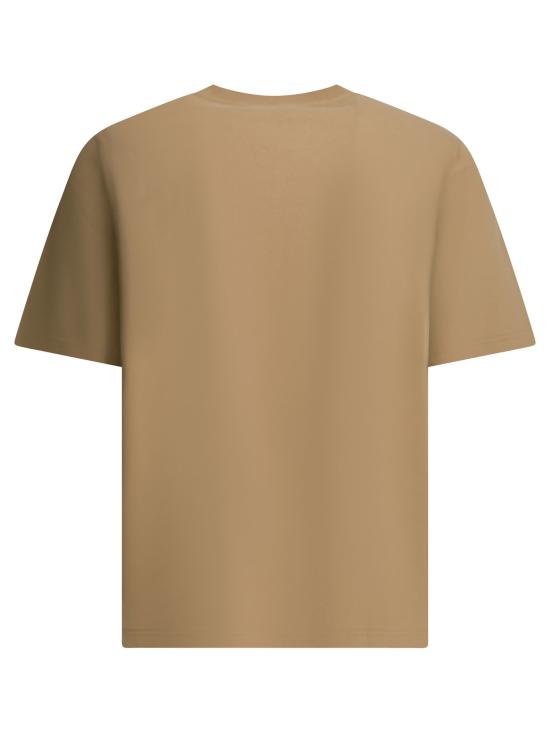 26SS 메종키츠네 반팔 티셔츠 QM00101KJ70250429 Beige - MAISON KITSUNE