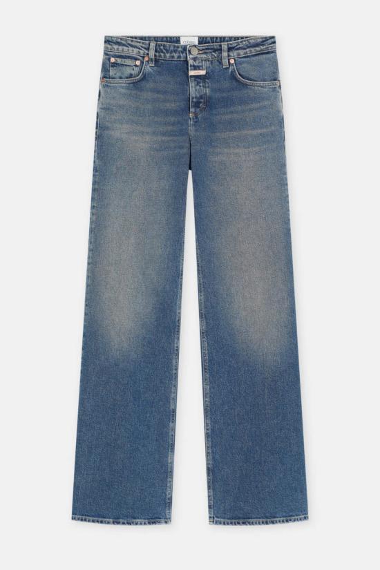  클로즈드 스트레이트 팬츠 길런 진 미드 블루 - CLOSED