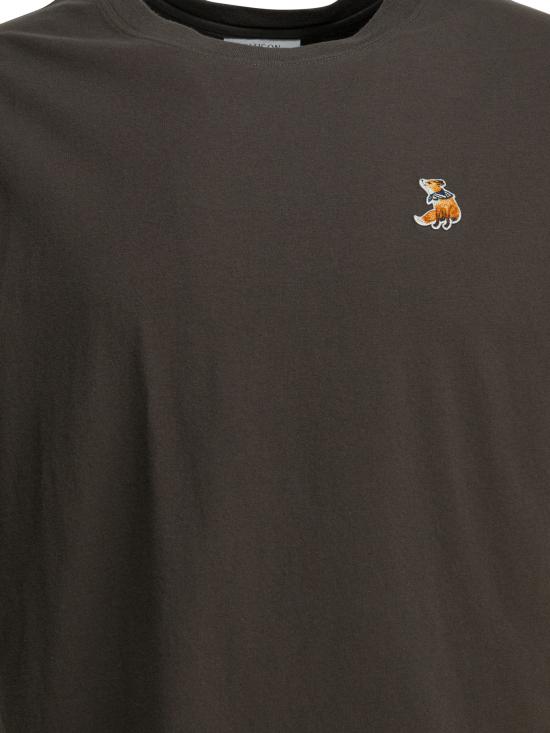 26SS 메종키츠네 반팔 티셔츠 QM00102KJ70260453 Green - MAISON KITSUNE