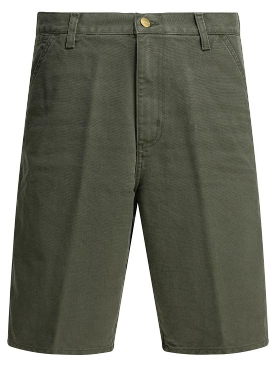 26SS 칼하트 WIP 싱글 니 쇼츠 I03479711 4O Green