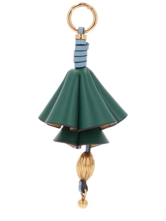  에트로 키링 플라워 참  (녹색)