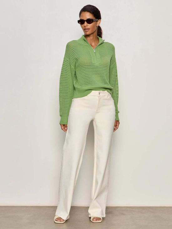  생츄어리 스웨터 오픈 니트 1/2 지퍼 - SANCTUARY