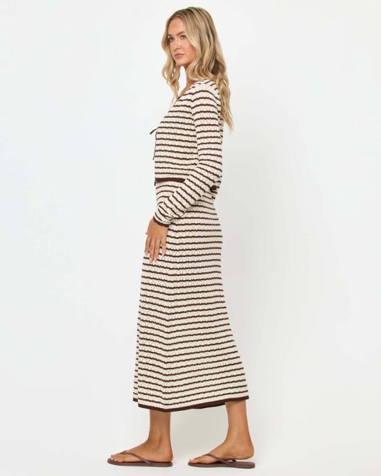  엘스페이스 롱 원피스 LSpace 로잘리 맥시 드레스 카페 크림 - L SPACE