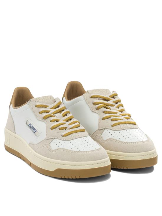26SS 오트리 메달리스트 로우 스니커즈 AULWBW03 Beige - AUTRY
