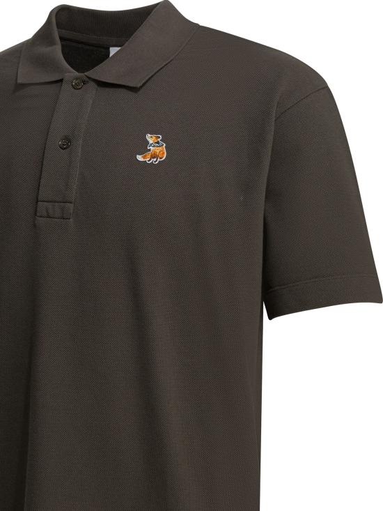 26SS 메종키츠네 폴로 티셔츠 QM00201KP00010453 Green - MAISON KITSUNE