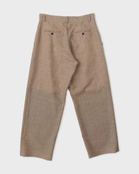  코울리 스튜디오 스트레이트 팬츠 콜리 스튜디오 순수 신모 사일러스 트라우저 - CAWLEY STUDIO