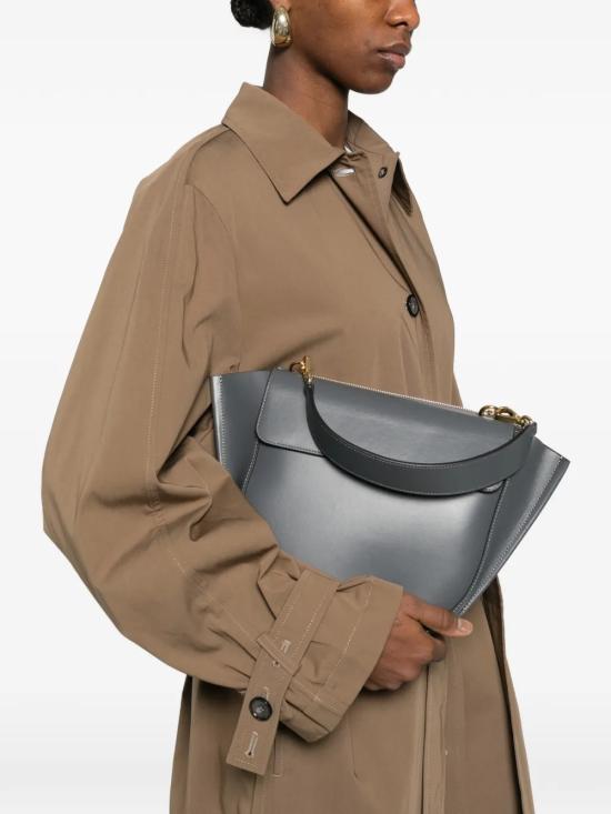 26SS 반들러 숄더백 HORTENSIAMEDIUMSPACE Gray - WANDLER
