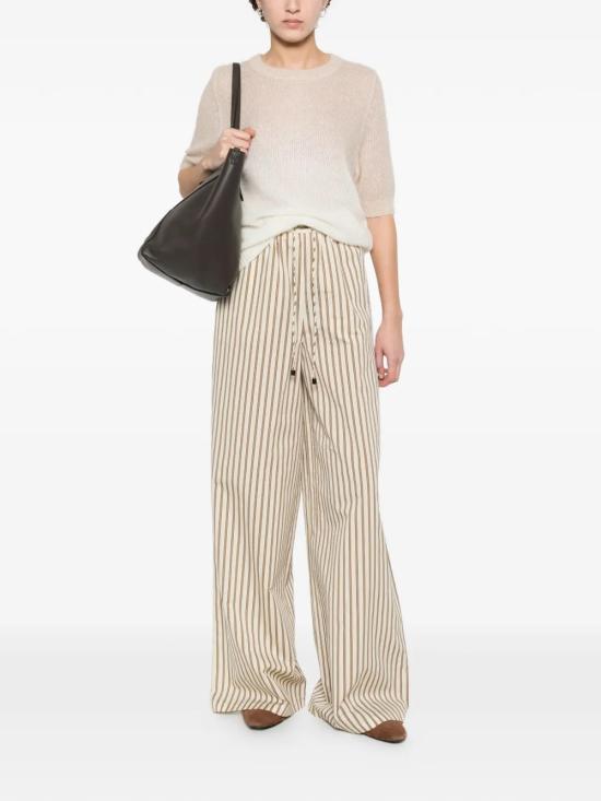 26SS 파비아나 필리피 반팔 티셔츠 MAD266F131 L900VR2 Beige - FABIANA FILIPPI